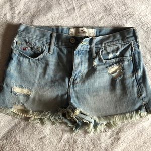 Hollister Light Wash Shorts